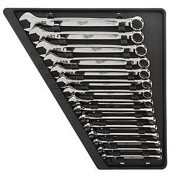 Milwaukee 15 Piece Max Bite Metric Combination Spanner Set | 4932464258