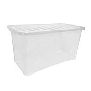 TML 110L Clear Storage Box With Lid