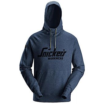 Picture of Snickers 2894 Dark Navy Melange Hoodie