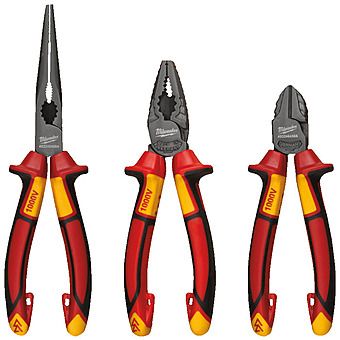 Milwaukee VDE 3 Piece Plier Set | 4932464575