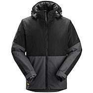 Snickers 1104 Waterproof Insulated Jacket | Steel Grey/Black