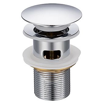 Slotted Push Button Basin Waste