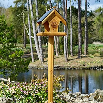 Tom Chambers Home Sweet Home Wooden Bird Table