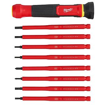 Milwaukee Insulated 8 in 1 Multi-Bit Precision Screwdriver Set | 4932493659