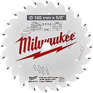 Milwaukee 165mm x 15.88mm (5/8") Circular Saw Blade