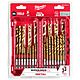 Milwaukee Shockwave 25 Piece Impact Duty HSS Ground Red Hex Metal Drill Bit Set