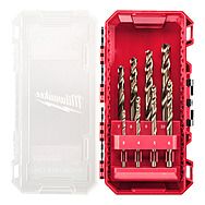 Milwaukee 8 Piece HSS Ground Red Cobalt Metal Drill Bit Set