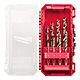 Milwaukee 8 Piece HSS Ground Red Cobalt Metal Drill Bit Set