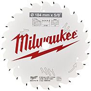 Milwaukee 184mm x 15.88mm (5/8") 24T Circular Saw Blade