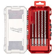 Milwaukee 5 Piece SDS Plus MX4 4 Cut Drill Bit Set
