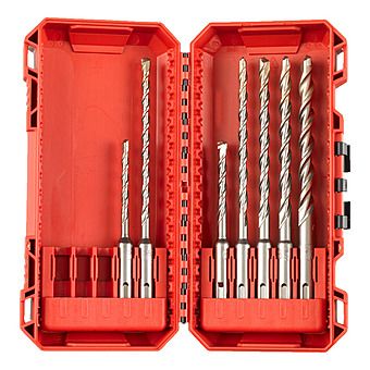 Milwaukee 7 Piece SDS-Plus M2 2 Cut Drill Bit Set