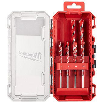 Milwaukee 8 Piece Concrete & Masonry Drill Bit Set