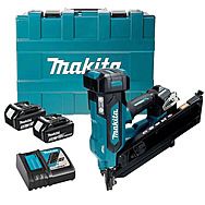 Makita DBN900RTE 18V LXT 30-34° First Fix 90mm Framing Nailer 2 x 5.0Ah Batteries