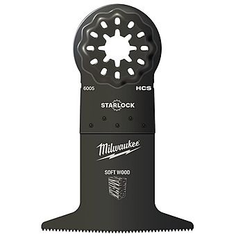Milwaukee Starlock 65mm Wide Wood Plunge Multi-Tool Blade