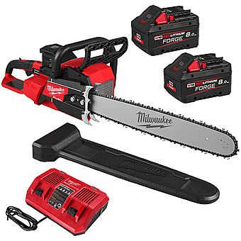 Milwaukee M18 F2CHS50-802 18V FUEL Dual Battery 50cm Chainsaw with 2x 8.0Ah Batteries | 4933480122
