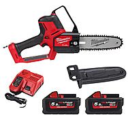 Milwaukee M18 FHS20-552X 18V FUEL 20cm Hatchet Pruning Saw with 2 x 5.5Ah High Output Batteries