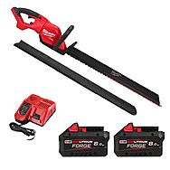 Milwaukee M18 FHET75G2-802 18V FUEL 75cm Hedge Trimmer with 2 x 8.0Ah Forge Batteries
