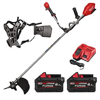 Milwaukee M18 FBCU-802 18V FUEL Brush Cutter with 2 x 8.0Ah Forge Batteries