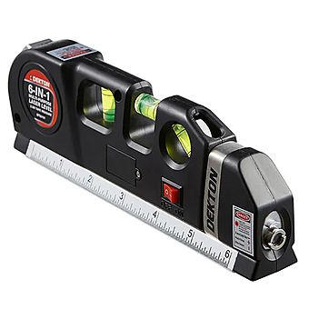 Dekton DIY Multipurpose Laser Level with 2.5m Tape