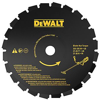 DeWalt Commercial DT20696 25cm x 25.4mm x 24T Circular Saw Blade for DCMBC723N Forestry Saw