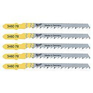 Milwaukee T244D Fast Curve Cutting Jigsaw Blades for Wood 75mm x 4mm Pack of 5