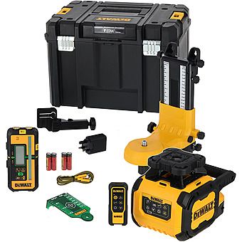 DeWalt DCLE15221G Green Rotary Laser with 40hr USB Battery