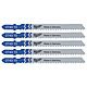 Milwaukee T127D Jigsaw Blades for Aluminium 75mm x 3mm Pack of 5