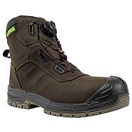 Apache Churchill Fitgo Twist Lock Safety Boots Brown