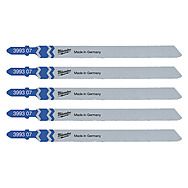 Milwaukee T138A Jigsaw Blades for Metal 105mm x 1mm Pack of 5