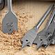 Dekton 10 Piece Flat Wood Drill Bit Set