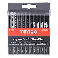 Timco Mixed Jigsaw Set For Wood and Metal