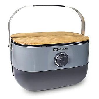 Sahara Mini BBQ Portable Gas Barbeque - Grey