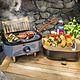 Sahara Mini BBQ Portable Gas Barbeque - Grey