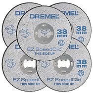 Dremel EZ Speedclic 38mm Metal Cutting Wheels 5 Pack