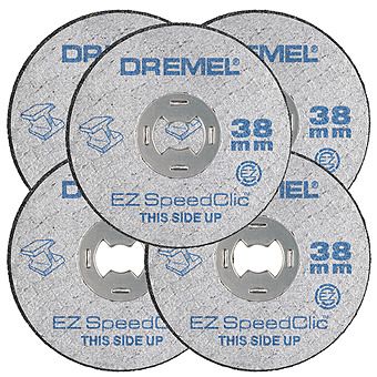 Dremel EZ Speedclic 38mm Metal Cutting Wheels 5 Pack