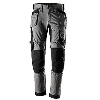 Picture of Snickers 6241 AllroundWork Stretch Trousers Grey/Black