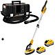 DeWalt DCE800 Drywall Sander with 2x 8.0Ah 18V Batteries &amp; DCV586M M-Class Dust Extractor Without Batteries