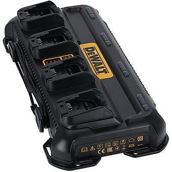 DeWalt DCB1404 18V XR 4 Amp Four Port Battery Charger 230V