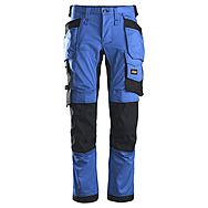 Snickers 6241 AllroundWork Stretch Trousers True Blue / Black