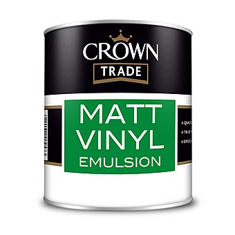 Picture of Crown Trade Matt Vinyl Emulsion Paint Brilliant White