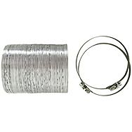 Flexible Aluminium Ducting 100mm Pipe 3 Metres