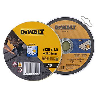 DeWalt DT3507 10 Pack 125mm Inox Metal Cutting Discs