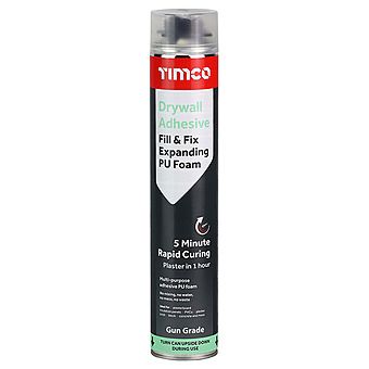 Timco Gun Grade Drywall/Plasterboard Adhesive Fill & Fix Expanding PU Foam