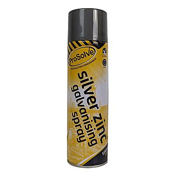 Prosolve Cold Galvanising Silver Zinc Spray 500ml
