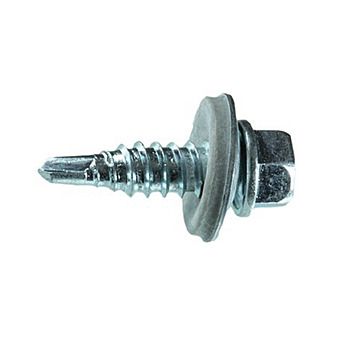 Stitcher Screw Hex Head 100 Box 14Ga (6.3mm) x 22mm