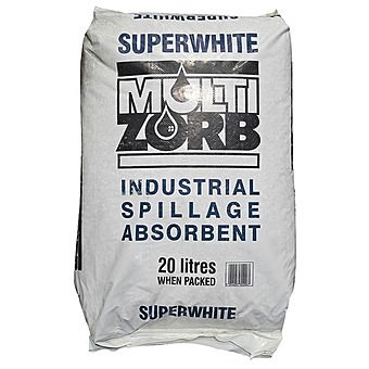 20L Superwhite MultiZorb Absorbent Spillage Granules