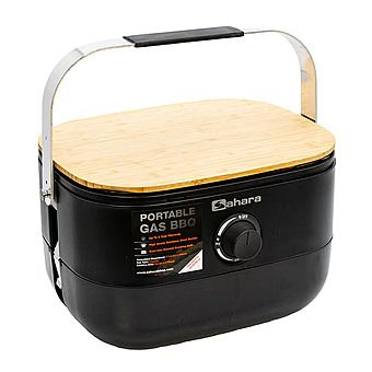 Sahara Mini BBQ Portable Gas Barbeque - Black