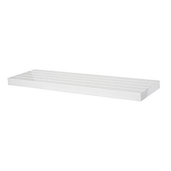 White Groove Floating Shelf Kit 235mm x 800mm