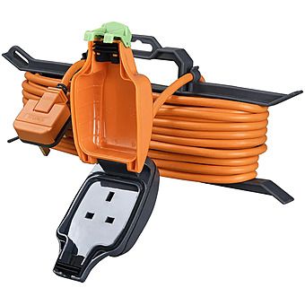 Masterplug IP54 Weatherproof Outdoor Extension Lead/Trailing Socket 15m 13A
