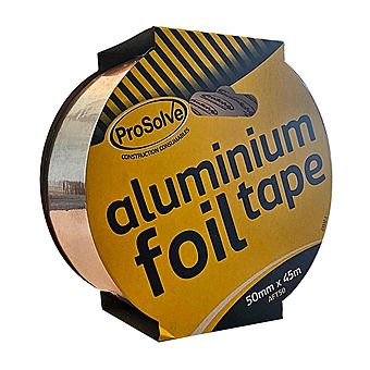 Silver Aluminium Foil Heat Resistant Tape 50mm x 45m